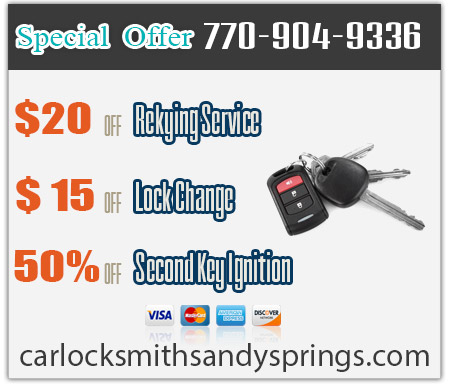 car locksmith sandy springs offer